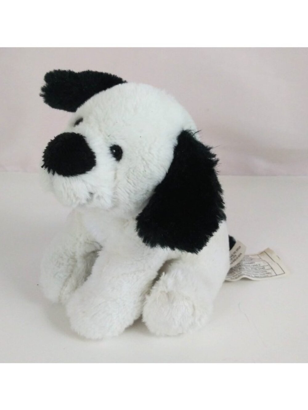 Amscan Black & White Soft Puppy Dog 6" Plush